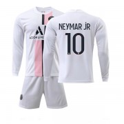 Günstige Paris Saint Germain PSG 2021-22 Fußballtrikots Neymar Jr 10 Auswärtstrikot Langarm..